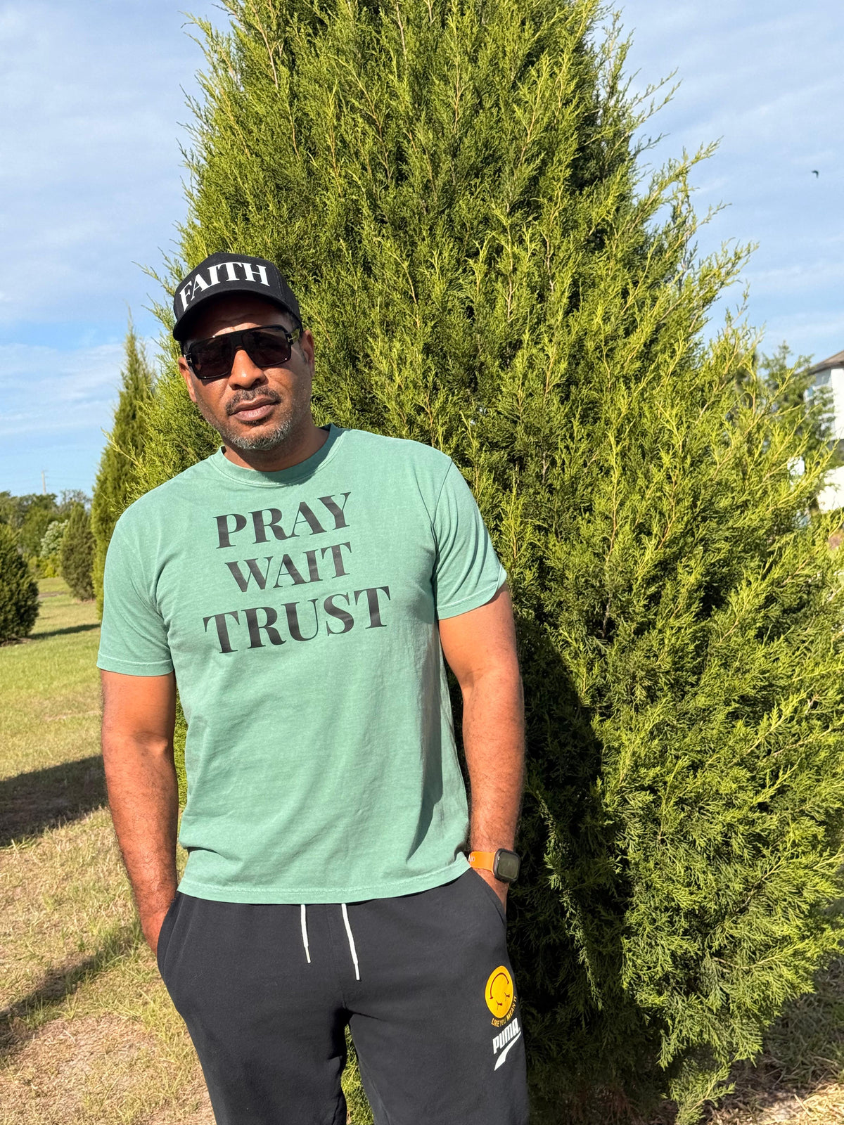 Pray Wait Trust Tee