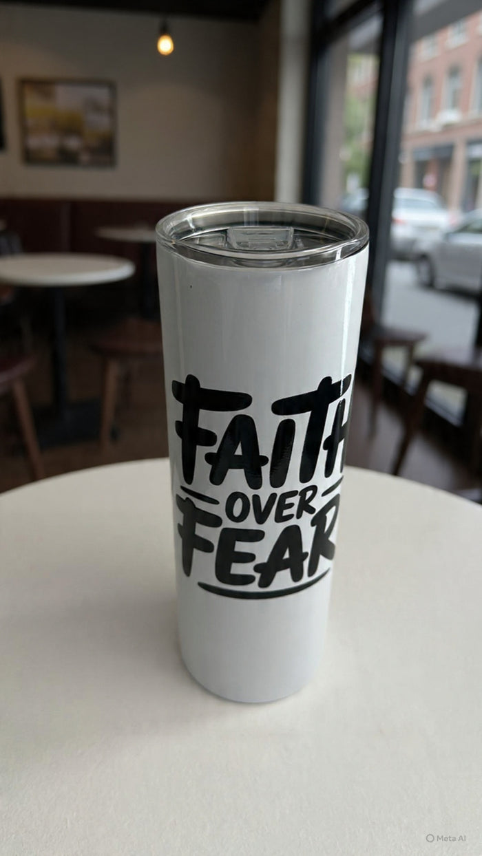 Faith Over Fear Tumbler 20 OZ
