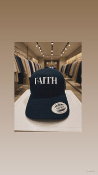 Unisex Bold FAITH Trucker Hat - Adjustable Snapback Christian Cap - Streetwear