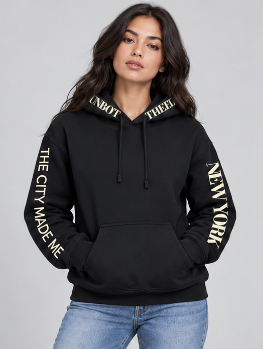 The City Made Me Unbothered Unisex Premium Pullover| Zee Swim