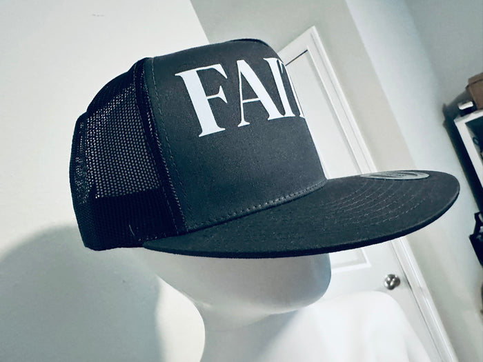 Unisex FAITH Trucker Hat -SNAPBACK