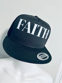 Unisex FAITH Trucker Hat -SNAPBACK