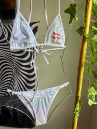 Zee Swim – Angelic 2 Piece White “Bama Barbie” Bikini "Limited Edition"