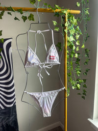 Zee Swim – Angelic 2 Piece White “Bama Barbie” Bikini "Limited Edition"