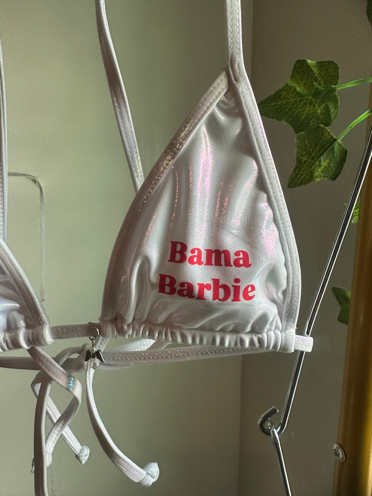 Zee Swim – Angelic 2 Piece White “Bama Barbie” Bikini "Limited Edition"