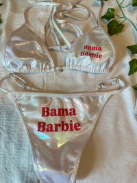 Zee Swim – Angelic 2 Piece White “Bama Barbie” Bikini "Limited Edition"
