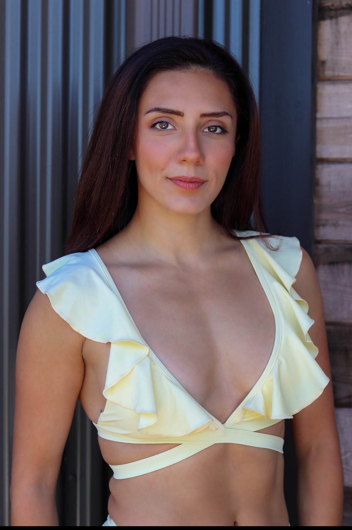 Soleil Set – Light Yellow 2-Piece Women's Bathing Suits and Swimwear