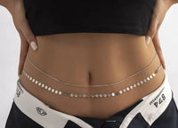 Gold and Silver Vintage Metal Waist Chain