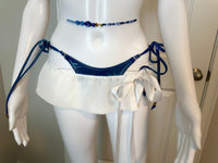 Bombshell Ruffle Wrap | White Resort Cover-Up | Zee Swim