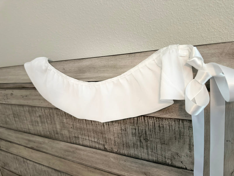 Bombshell Ruffle Wrap | White Resort Cover-Up | Zee Swim