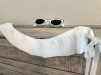 Bombshell Ruffle Wrap | White Resort Cover-Up | Zee Swim