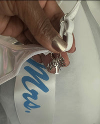 Personalized Text Edition – White 2-Piece Bikini | Zee Swim Luxury Women's Bathing Suits and Swimwear