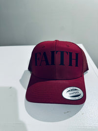 Unisex Bold FAITH Trucker Hat - Adjustable Snapback Christian Cap - Streetwear