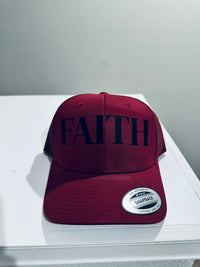 Unisex Bold FAITH Trucker Hat - Adjustable Snapback Christian Cap - Streetwear
