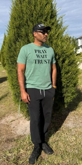 Pray Wait Trust Tee